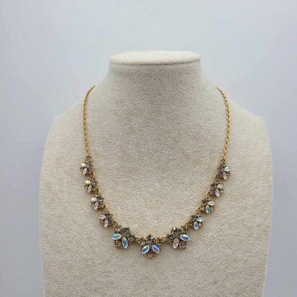 J Crew AB Crystal Cluster Necklace - Picture 6 of 9